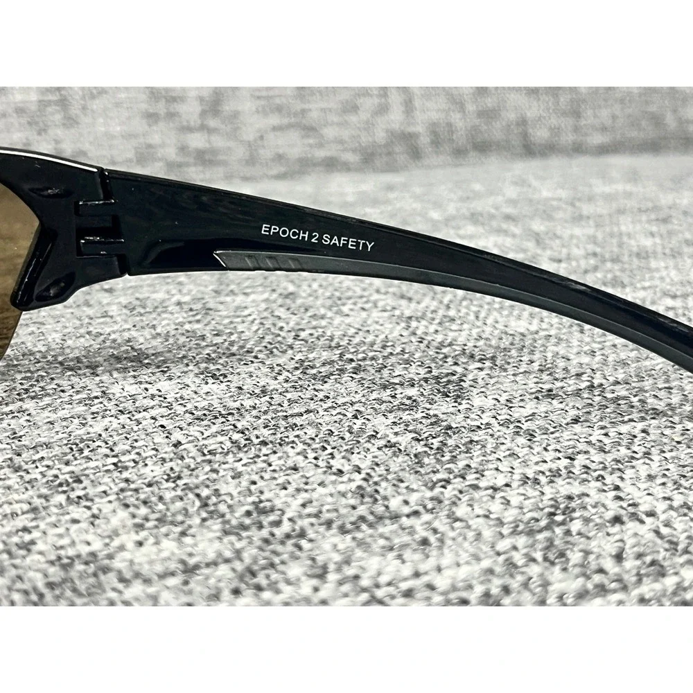 Epoch Eyewear Epoch 2 Safety Sunglasses Black Frame Brown Lens ANSI Z87+ Sport